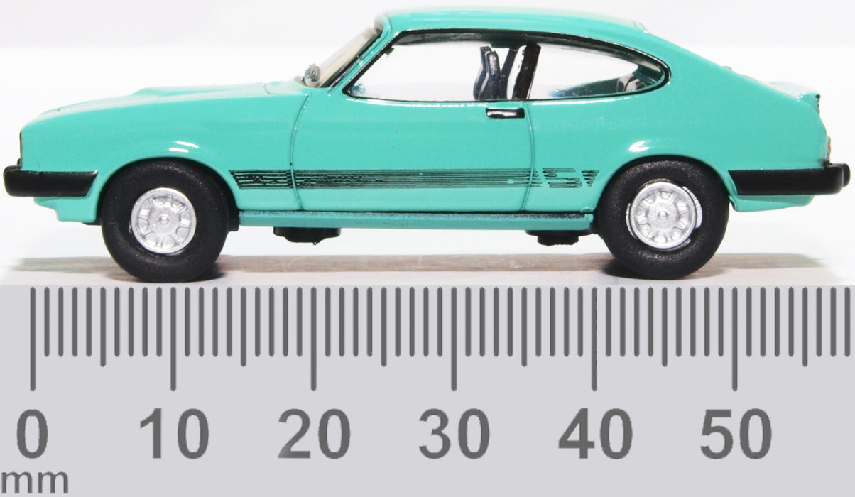 Oxford Diecast Ford Capri MKIII Peppermint Sea Green 76CAP009