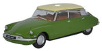 Oxford Diecast Sherwood Green/Daffodil Citroen DS19 - 1:76 Scale 76CDS001