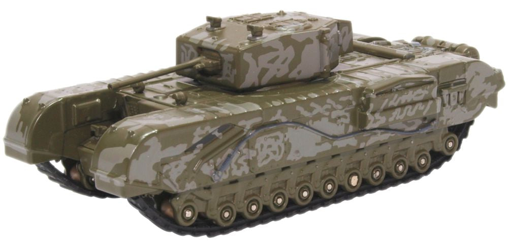 Model of the Churchill Tank 142 RAC Tunisia 1943 by Oxford at 1:76