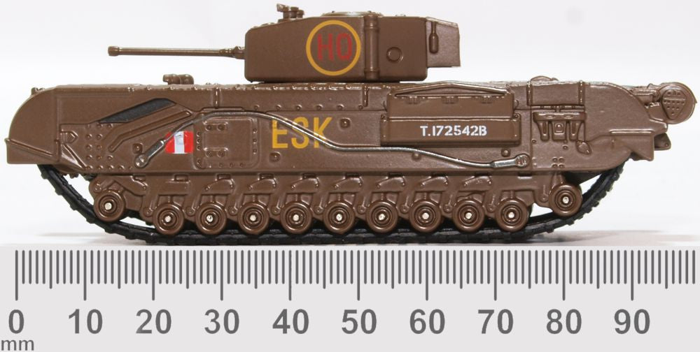Oxford Diecast Churchill Tank 6th Guards Brigade 1943 76CHT004