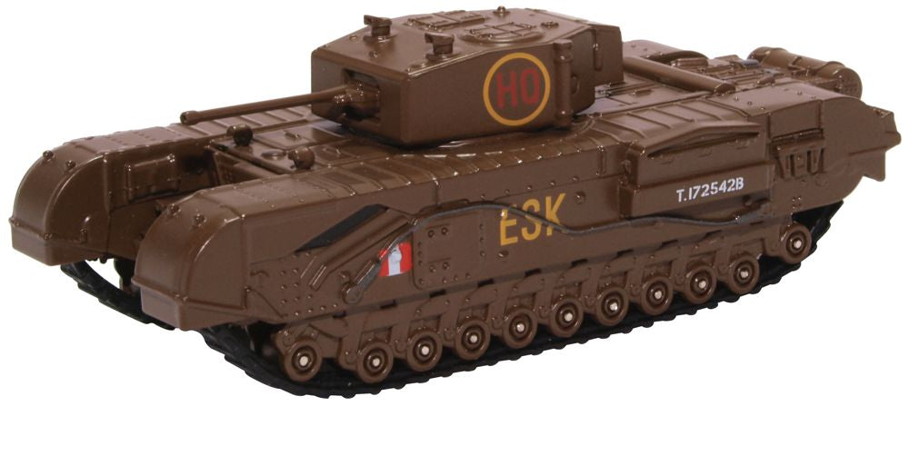 Oxford Diecast Churchill Tank 6th Guards Brigade 1943 76CHT004