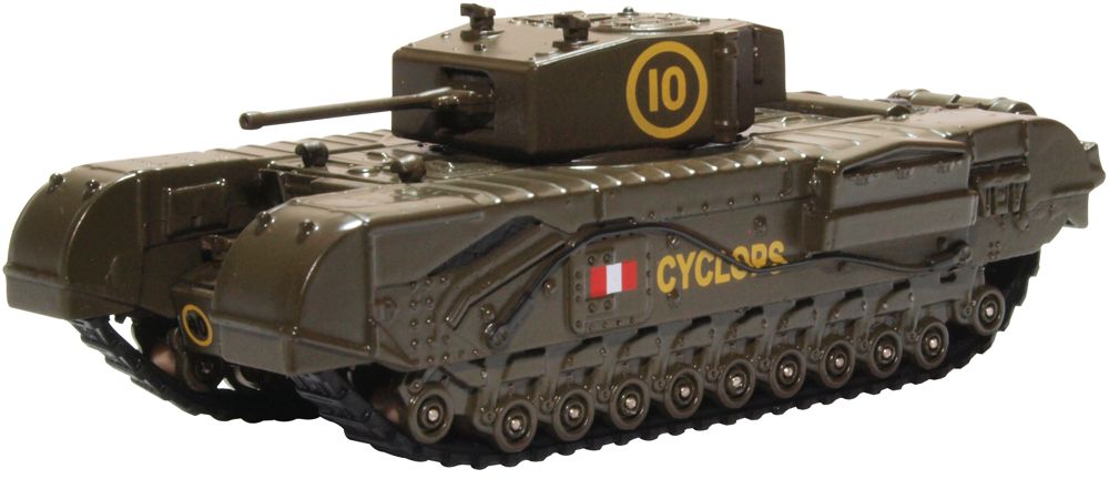 Oxford Diecast Churchill Tank 51st Rtr, Uk 1942 76CHT005