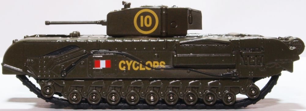 Oxford Diecast Churchill Tank 51st Rtr, Uk 1942 76CHT005