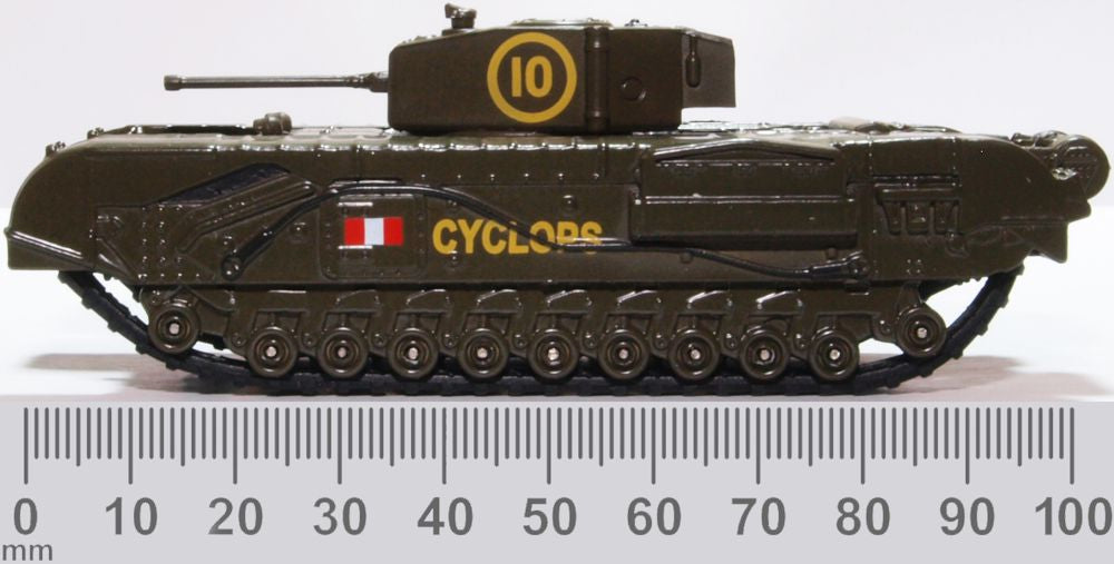 Oxford Diecast Churchill Tank 51st Rtr, Uk 1942 76CHT005