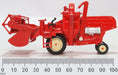 Oxford Diecast Combine Harvester Red 76CHV001