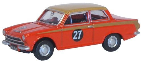 Oxford Diecast Ford Cortina MKI Red/Gold - 1:76 Scale 76COR1004