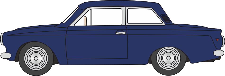 76COR1010 Ford Cortina MK1 Anchor Blue