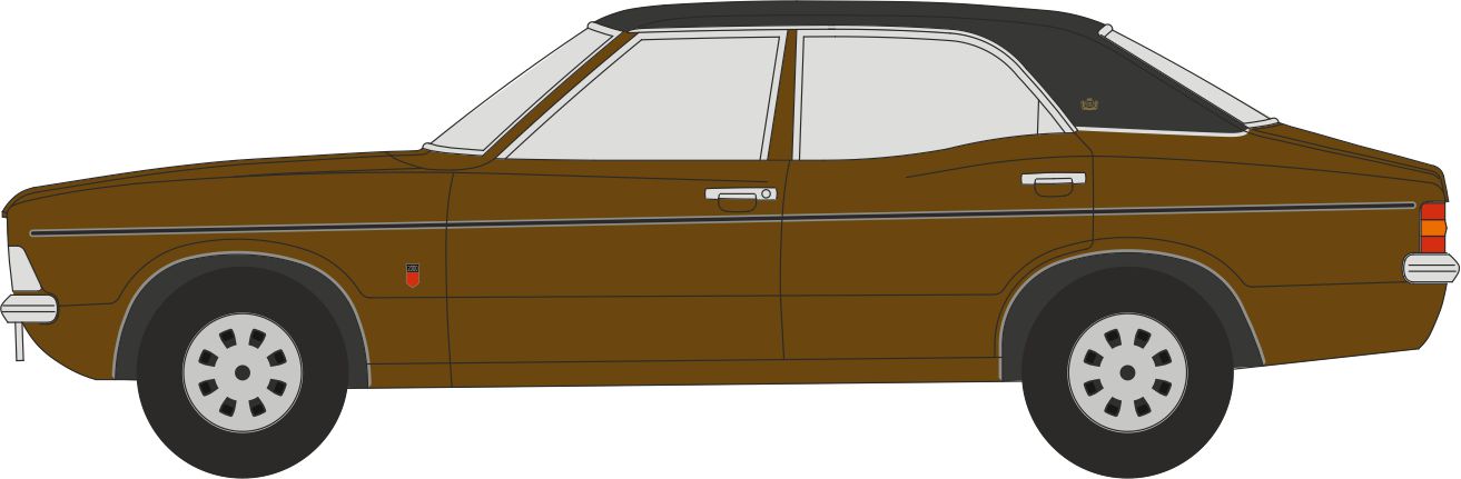 76COR3011 Ford Cortina Mk3 Tawny