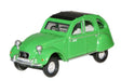 Oxford Diecast Bamboo Green Citroen 2CV - 1:76 Scale 76CT004