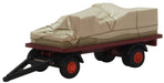 Oxford Diecast Canvassed Trailer Maroon and Red 76CTR002