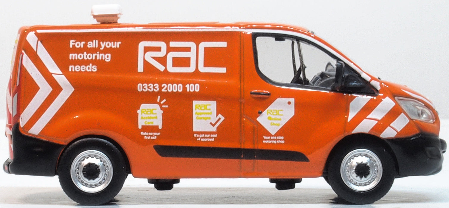 Oxford Diecast Ford Transit Custom RAC 76CUS003