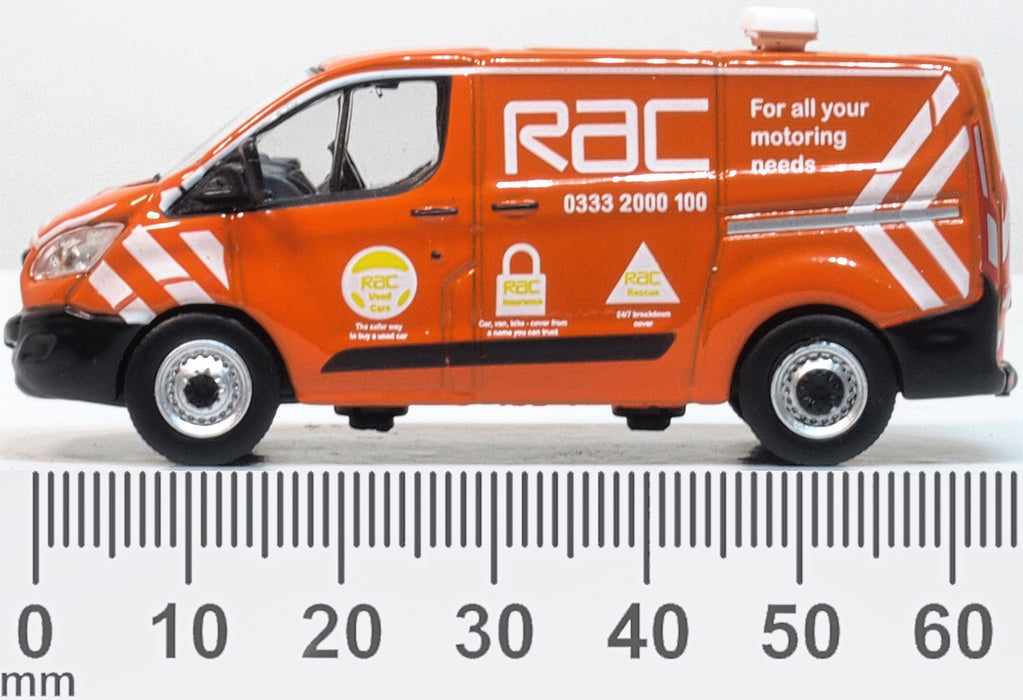 Oxford Diecast Ford Transit Custom RAC 76CUS003