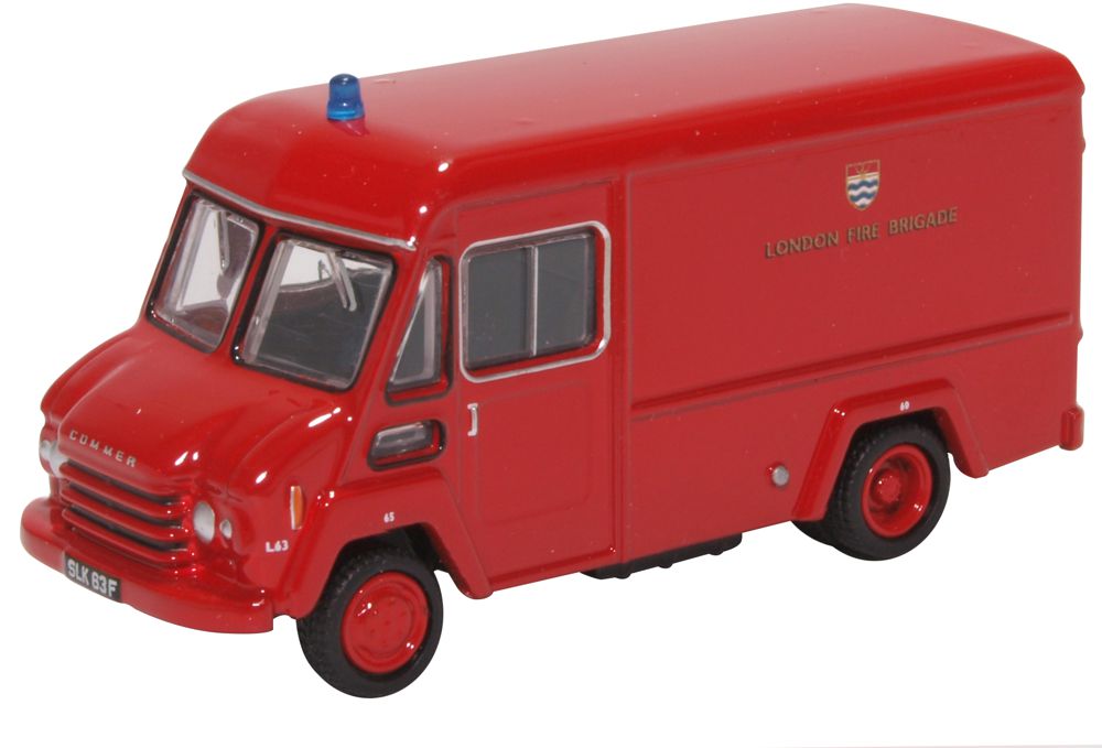 Oxford Diecast Commer Walk Thru London Fire Brigade 76CWT003