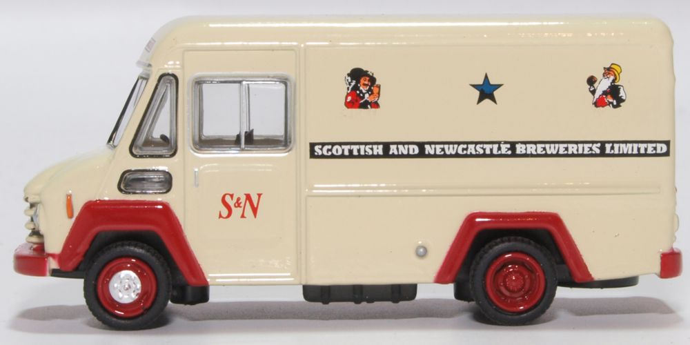 Oxford Diecast Commer Walk Thru Scottish & Newcastle 76CWT004