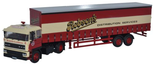 Oxford Diecast DAF2800 40ft Curtainside Robsons - 1:76 Scale 76D28001