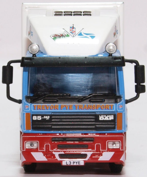 Parcelforce Trailer OXFORD DIECAST 1:76 Scale DAF 85 Short Fridge Trailer Trevor Pye ...