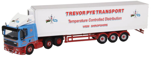 Oxford Diecast DAF 85 Short Fridge Trailer Trevor Pye 76DAF004