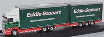 Oxford Diecast Scania Topline Drawbar Eddie Stobart - 1:76 Scale 76DBU003
