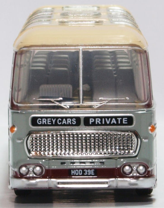Oxford Diecast Duple Commander MKII Grey Cars 76DC002