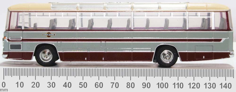 Oxford Diecast Duple Commander MKII Grey Cars 76DC002