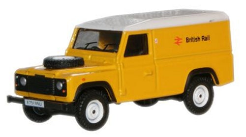 Oxford Diecast British Rail Land Rover Defender - 1:76 Scale 76DEF007