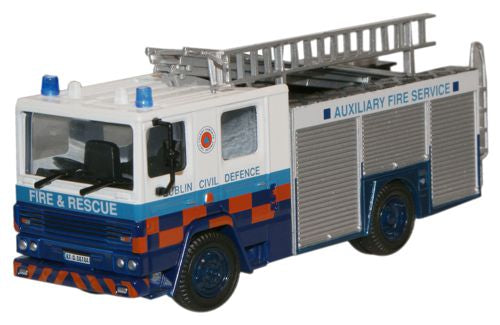 Oxford Diecast Dublin Civil Defence Dennis RS Fire Engine 76DN002