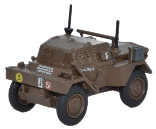 Oxford Diecast Dingo Scout Car 10th Mounted Rifles 10th ACB  Polish - 76DSC002
