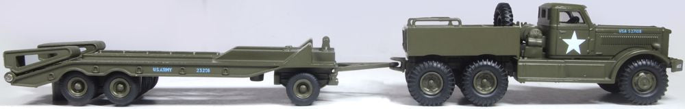 Oxford Diecast Diamond T Tank Transporter and Trailer US Army