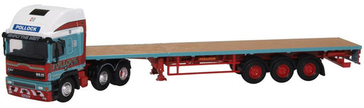 Oxford Diecast ERF EC Flatbed Trailer Pollock 76EC003