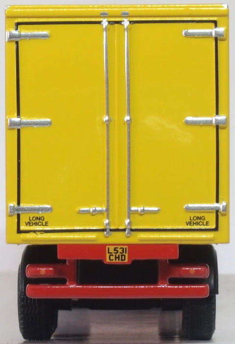 Oxford Diecast Gerry Cottles Circus ERF EC Box Trailer