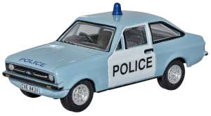 Oxford Diecast Police Ford Escort Mk2 76ESC004