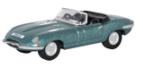 Oxford Diecast Jaguar E Type Silver Blue 76ETYP014