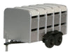 Oxford Diecast Livestock Trailer Grey - 1:76 Scale 76FARM001