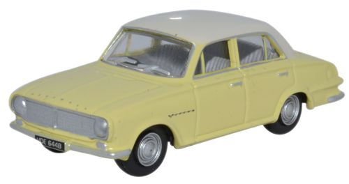 Oxford Diecast Vauxhall FB Victor Alaska White/Primrose - 1:76 Scale 76FB005