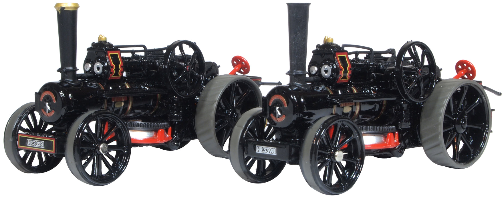 Oxford Diecast Fowler BB1 Ploughing Engine X 2 Master & Mistress