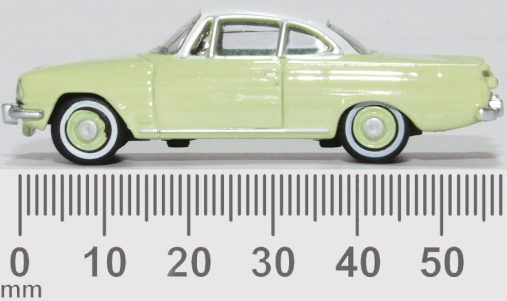 Oxford Diecast Ford Consul Capri Lime Green/ermine White 76FCC001