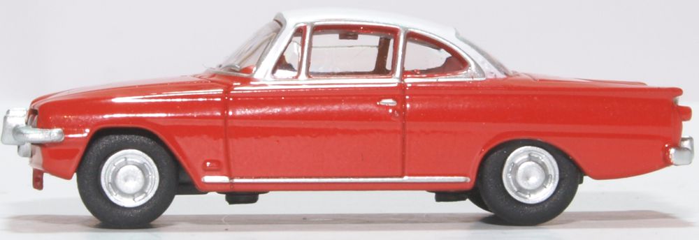 Oxford Diecast Ford Consul Capri Monaco Red and White 76FCC003