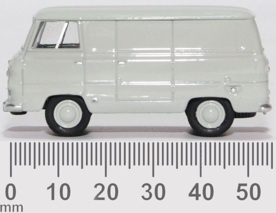 Oxford Diecast Ford 400E Van Cargo Grey 76FDE010