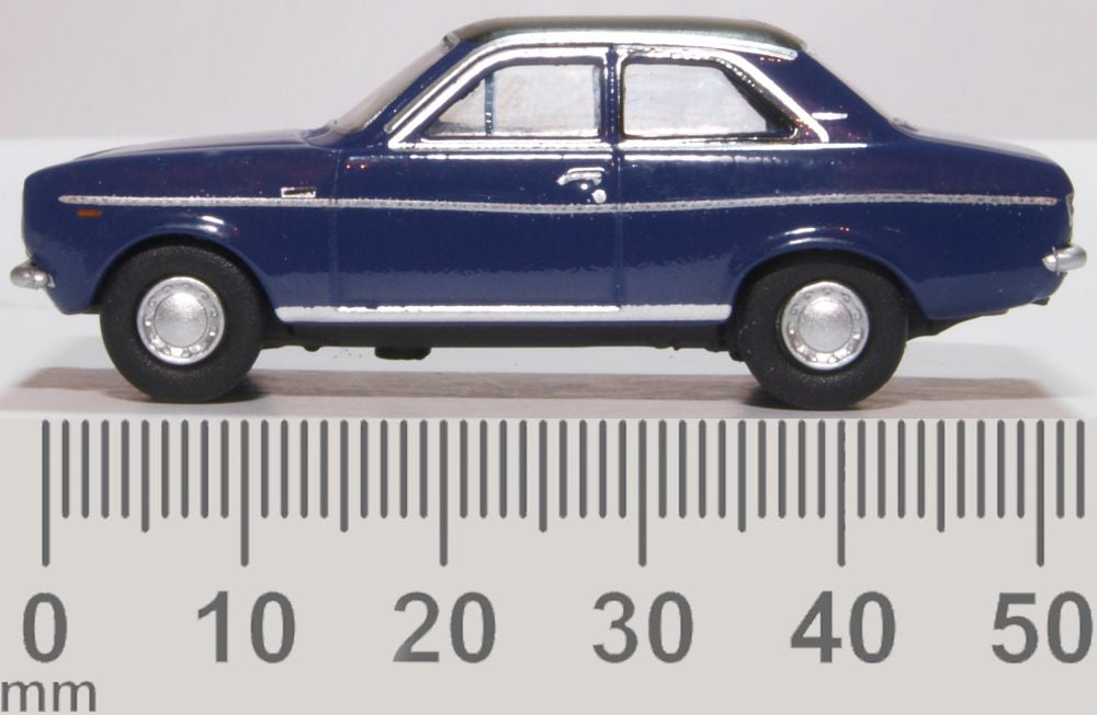 Oxford Diecast Ford Escort MK1 Purple Velvet 76FE002