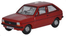 Oxford Diecast Venetian Red Ford Fiesta MkI - 1:76 Scale 76FF001