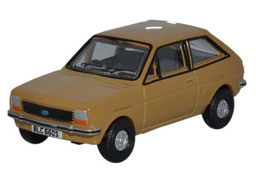 Oxford Diecast Ford Fiesta MkI Nevada Beige - 1:76 Scale 76FF002