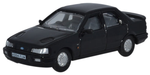 Oxford Diecast Ford Sierra Sapphire Ebony Black - 1:76 Scale 76FS001
