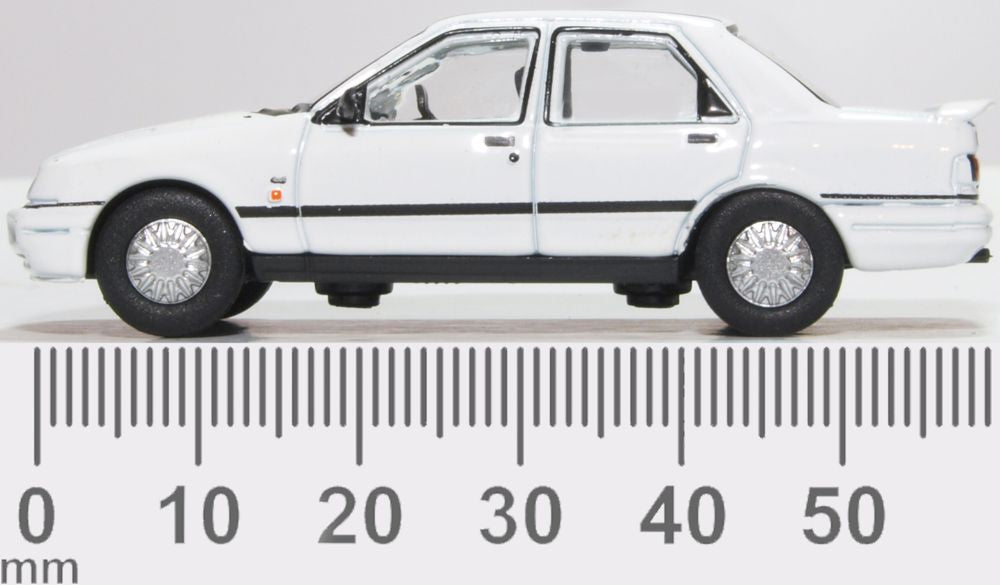 Oxford Diecast Ford Sierra Sapphire Diamond White 76FS005