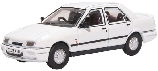 Oxford Diecast Ford Sierra Sapphire Diamond White 76FS005
