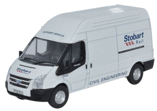 Oxford Diecast Ford Transit LWB High Roof Stobart - 1:76 Scale 76FT010