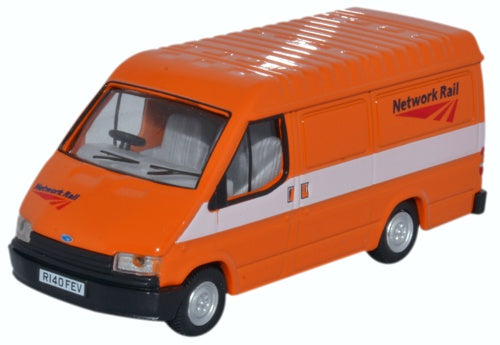 Oxford Diecast Ford Transit MK3 Network Rail 76FT3007