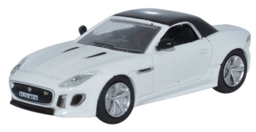 Oxford Diecast Jaguar F Type Polaris White - 1:76 Scale 76FTYP002