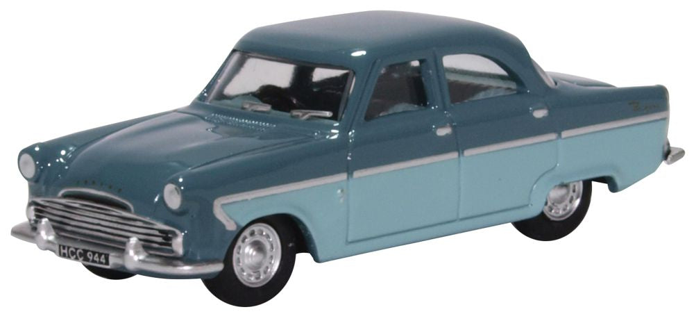 OXFORD DIECAST 1:76 Scale Ford Zodiac MkII Shark Blue/Pompadour