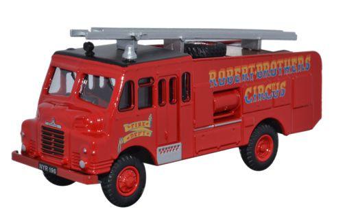 OXFORD DIECAST 76GG009 Green Goddess Robert Bros Oxford Showtime 1:76 Scale Model Circus Theme