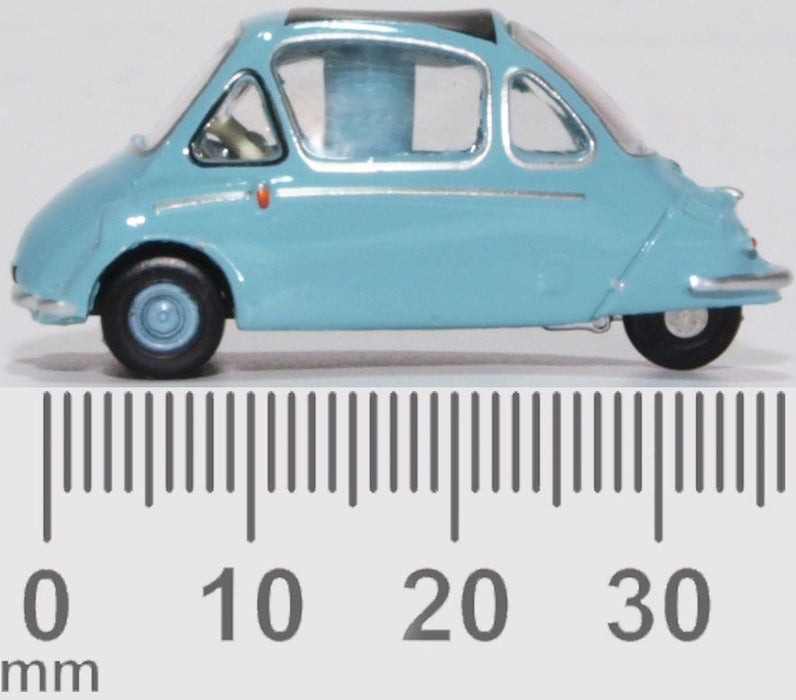 Oxford Diecast Heinkel Trojan Roman Blue 76HE001
